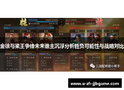 金徐与梁王争锋未来谁主沉浮分析胜负可能性与战略对比